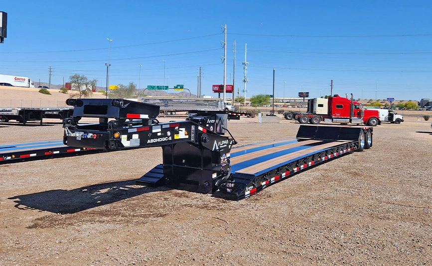 Removable-gooseneck trailer