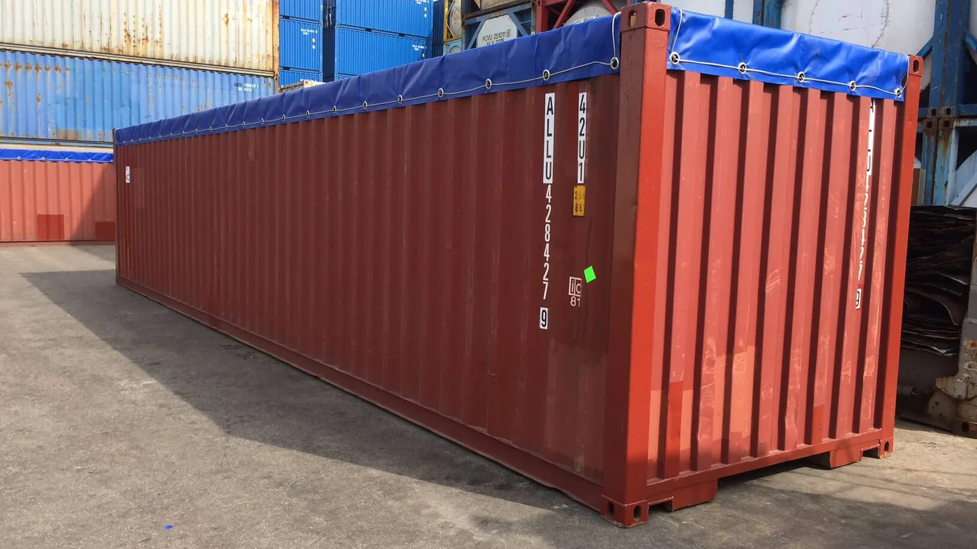 Open top container