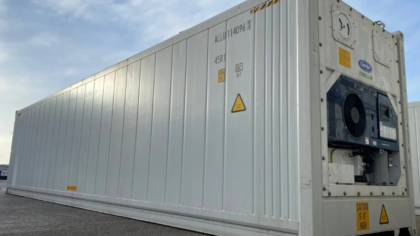 Contenedor reefer high cube de 40 pies